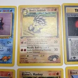 2000 Pokemon Gym Heroes 1st Edition Card Lot 6 Cards NM LP WOTC - Image 3