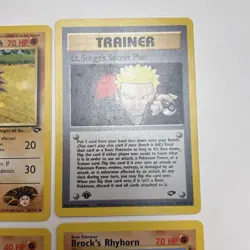 2000 Pokemon Gym Heroes 1st Edition Card Lot 6 Cards NM LP WOTC - Image 4