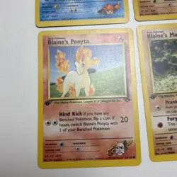 2000 Pokemon Gym Heroes 1st Edition Card Lot 6 Cards NM LP WOTC - Image 5