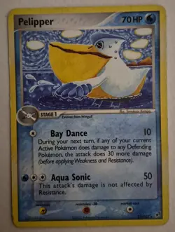 Pelipper 21/107 Rare Deoxys LP Pokemon Card - Image 1