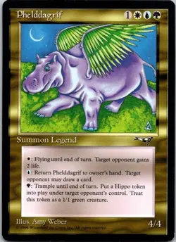 MTG Magic The Gathering Phelddagrif Alliances Played See Scan A - Image 1