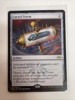 MTG Cursed Totem Modern Horizons 2 #295 Rare - Image 1