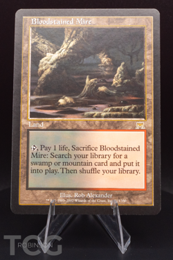 Bloodstained Mire: 2002 Magic the Gathering - Onslaught Regular - Image 1