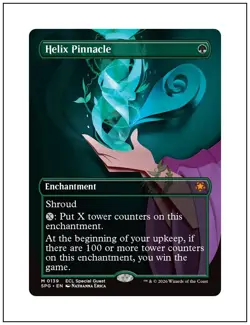 1x Helix Pinnacle, Special Guest Borderless Art, Magic, MTG NM - Image 1