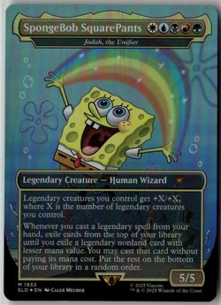 MTG Spongebob Squarepants Foil 1932 SLD Secret Lair - Jodah, the Unifier - Image 1