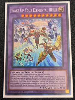 Yugioh Wake Up Your Elemental HERO MAZE-EN014 Collector Rare 1st Ed NM - Image 1