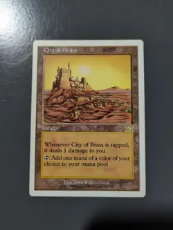 City Of Brass - MTG - 4th Edition - LP - Image 1