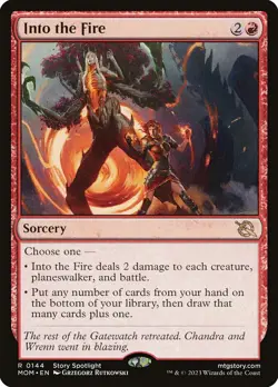 MTG Into the Fire ** March of the Machine ** English (NM) - Image 1