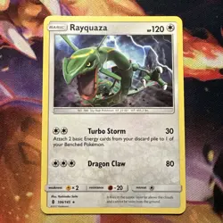 Rayquaza 106/145 NM Rare Guardians Rising Near Mint SM Pokemon TCG Set Card - Image 1