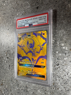 Pokemon TCG Lunala GX SM103a Gold Full Art Black Star Promo PSA 10 GEM MINT - Image 4