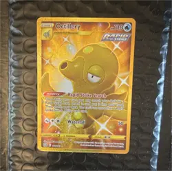 Pokemon Octillery Secret Rare Rapid Strike Holo Card Battle Styles 178/163 - Image 1
