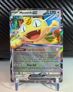 Meowth EX 062/088 Full Art Holo - Pokemon Perfect Order Me03 - Double Rare NM 💎 - Image 1