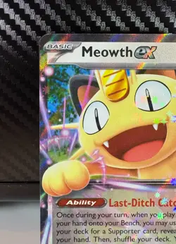 Meowth EX 062/088 Full Art Holo - Pokemon Perfect Order Me03 - Double Rare NM 💎 - Image 3