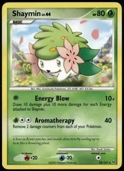 Shaymin 38/127 Rare Platinum LP Pokemon Card - Image 1
