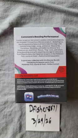 Pokemon TCG | Scarlet & Violet Paldea Evolved Booster Bundle | Factory Sealed 820650853623 - Image 3