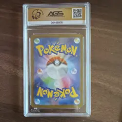Pokemon Team Rocket's Murkrow 106/098 Sv10 Secret Art Rare Holo AGS 9.5 Japanese - Image 2