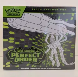 Pokemon TCG Mega Evolution Perfect Order Elite Trainer Box Sealed New - Image 1