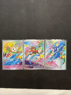 Rowlet, Litten, and Popplio First Partner Promos - MEP 043, 044, 045 Pokemon TCG - Image 1