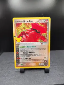 Pokemon: Team Magma’s Groudon Holo #9/95 Near Mint Condition Celebrations - Image 1