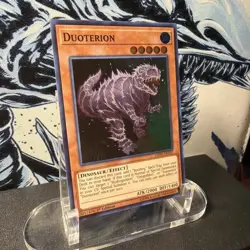 YUGIOH- Duoterion - LEDU-EN037 - Super Rare - 1st Edition + BONUS HOLO - Image 2