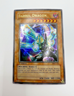Vintage Yu-Gi-Oh! Barrel Dragon (MRD-126 1st Edition Ultra Rare) Mod Play - Image 1
