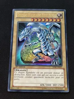 CARTE YU-GI-OH! DRAGON BLANC AUX YEUX BLEUS SDBE-FR001 PROCHE DU NEUF/NM - Image 1