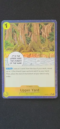 One Piece CCG Premier Booster PRB-01 Upper Yard Textured Foil OP05-117 - Image 1