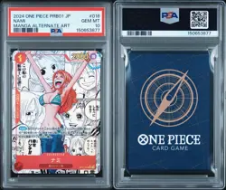 One Piece CCG Nami Manga Alternate Art OP01-016 JP PSA 10 Gem Mint - Image 3