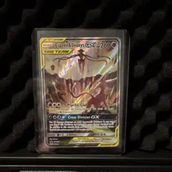 Pokemon TCG Espeon & Deoxys GX SM240 Unified Minds Promo Tag Team Holo 260 HP - Image 1