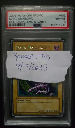 Dark Magician (Dark Duel Stories) DDS-002 Yu-Gi-Oh! PSA 8 - Image 4