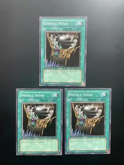 Yugioh Double Snare LOD-015 1st Edition Common LP/MP X3 - Image 1