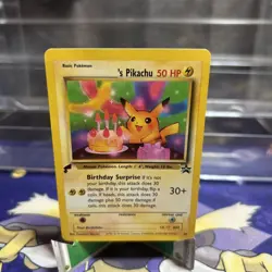 Birthday Pikachu #2 - World Collection Gold Tail Promo #24 - Pokemon Card - Image 1