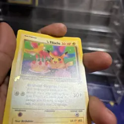 Birthday Pikachu #2 - World Collection Gold Tail Promo #24 - Pokemon Card - Image 4