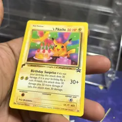 Birthday Pikachu #2 - World Collection Gold Tail Promo #24 - Pokemon Card - Image 5