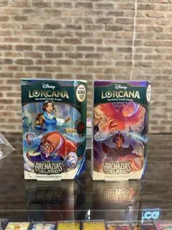 Disney Lorcana TCG: Archazia's Island Starter Deck Bundle Beast Belle Jafar Iago - Image 1