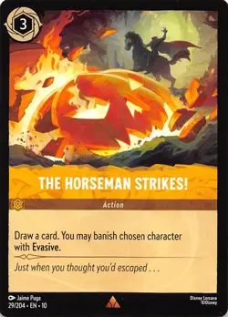 The Horseman Strikes! 29/204 Whispers in the Well Disney Lorcana - Image 1