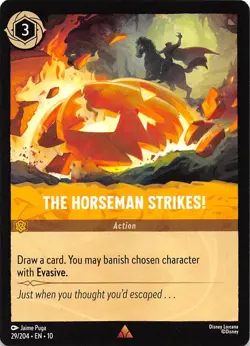 The Horseman Strikes! 29/204 Whispers in the Well Disney Lorcana - Image 1
