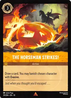 The Horseman Strikes! 29/204 Whispers in the Well Disney Lorcana - Image 1