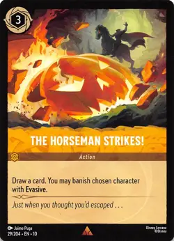 The Horseman Strikes! 29/204 Whispers in the Well Disney Lorcana - Image 1