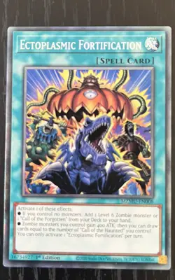 YuGiOh! Ectoplasmic Fortification MZMU-EN008 Collector's Rare 1st Edition - Image 1