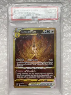 Pokemon Tcg Arceus VSTAR Gold GG70/GG70 Crown Zenith PSA 10 Gem Mint - Image 1