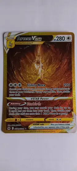 pokemon TCG Arceus VSTAR GG70/GG70 Crown Zenith SECRET RARE - Image 1