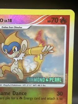 POKEMON DIAMOND & PEARL MONFERNO LV.18 56/130 HOLO RARE 2007 CARD STAGE 1 - Image 2