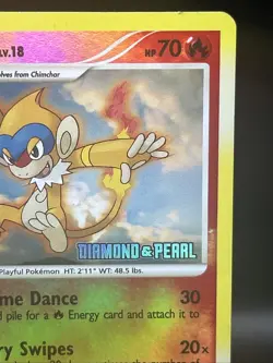 POKEMON DIAMOND & PEARL MONFERNO LV.18 56/130 HOLO RARE 2007 CARD STAGE 1 - Image 4