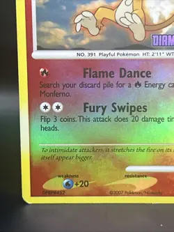 POKEMON DIAMOND & PEARL MONFERNO LV.18 56/130 HOLO RARE 2007 CARD STAGE 1 - Image 5