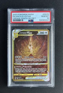 Arceus VSTAR GG70/GG70 PSA 10 - Crown Zenith Galarian Gallery - Pokemon TCG - Image 1
