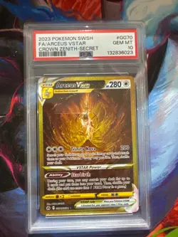 Pokemon TCG - PSA 10 - Arceus VSTAR GG70/GG70 - Crown Zenith - GEM MINT - Image 1