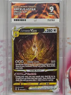Pokemon TCG Arceus VSTAR - Crown Zenith - GG70/GG70 - Special Art - ACE Graded 9 - Image 1