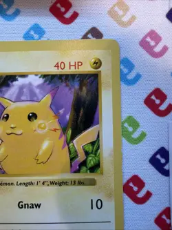 Pikachu 1st Edition Shadowless 58/102 Base Set Pokemon Card Rare MP - Image 4