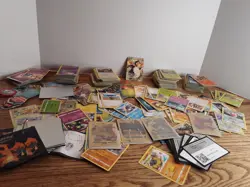 LOT ~ 2LBS & +12OZ ASSORTED POKEMON CARDS ~ Various Years / Sets - Image 1